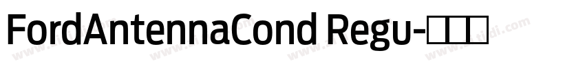FordAntennaCond Regu字体转换 FordAntennaCond Regu字体转换